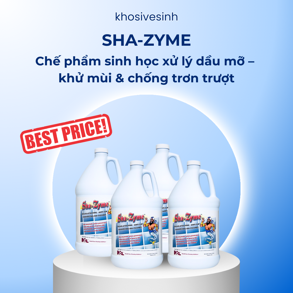 SHA-ZYME _ HÓA CHẤT TẨY RỬA, KHỬ MÙI