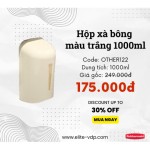 HỘP XÀ BÔNG MÀU TRẮNG