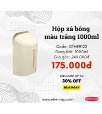 HỘP XÀ BÔNG MÀU TRẮNG