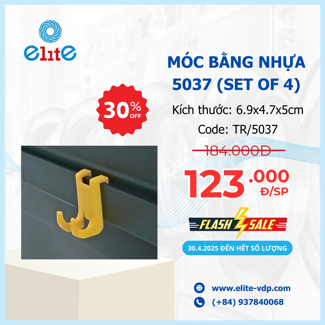 Móc Bằng Nhựa 5037 (Set Of 4)