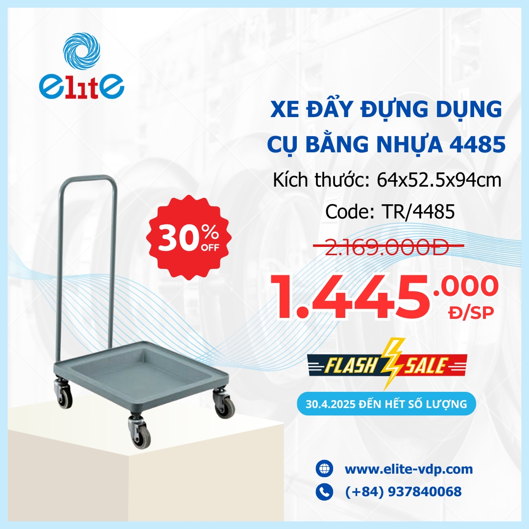 Xe Đẩy Đựng Dụng Cụ Bằng Nhựa 4485