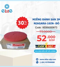 Miếng Đánh Sàn 3M Niagara-16in- Đỏ