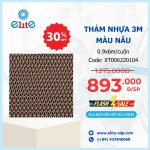 Thảm Nhựa 3M Màu Nâu