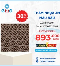 Thảm Nhựa 3M Màu Nâu