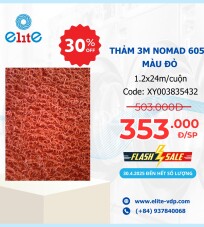 Thảm 3M Nomad Màu Đỏ