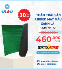 Thảm Trải Sàn Ribbed Mat Màu Xanh Lá