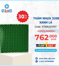 Thảm Nhựa 3200 Xanh Lá