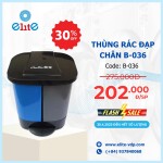 Thùng Rác Đạp Chân B-036