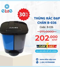 Thùng Rác Đạp Chân B-036