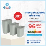 Thùng Rác Không Nắp B-033