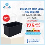 Khung/Xô Bằng Nhựa, Màu Đen 5266