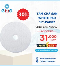 Tấm Chà Sàn White Pad 17’ – PAD02
