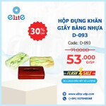 Hộp Đựng Khăn Giấy Bằng Nhựa D-093