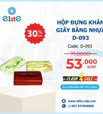 Hộp Đựng Khăn Giấy Bằng Nhựa D-093