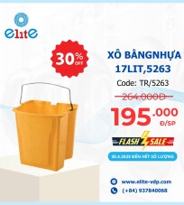 Xô Bằng Nhựa 17 Lít, 5263