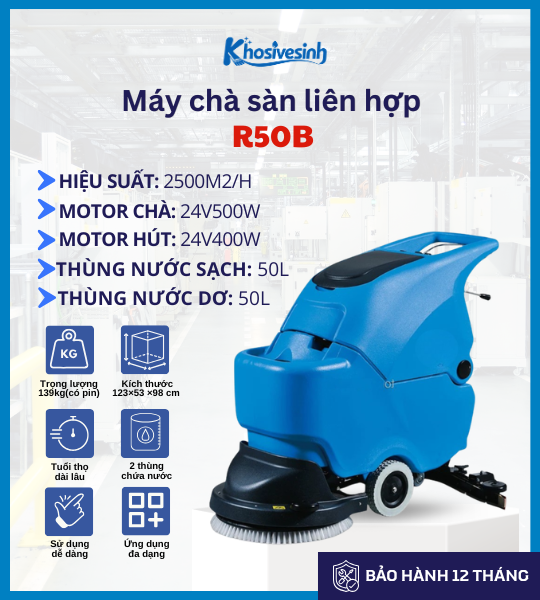 Máy chà sàn liên hợp R50B