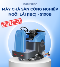 Máy chà sàn đơn công nghiệp ngồi lái (1BC) - S100B