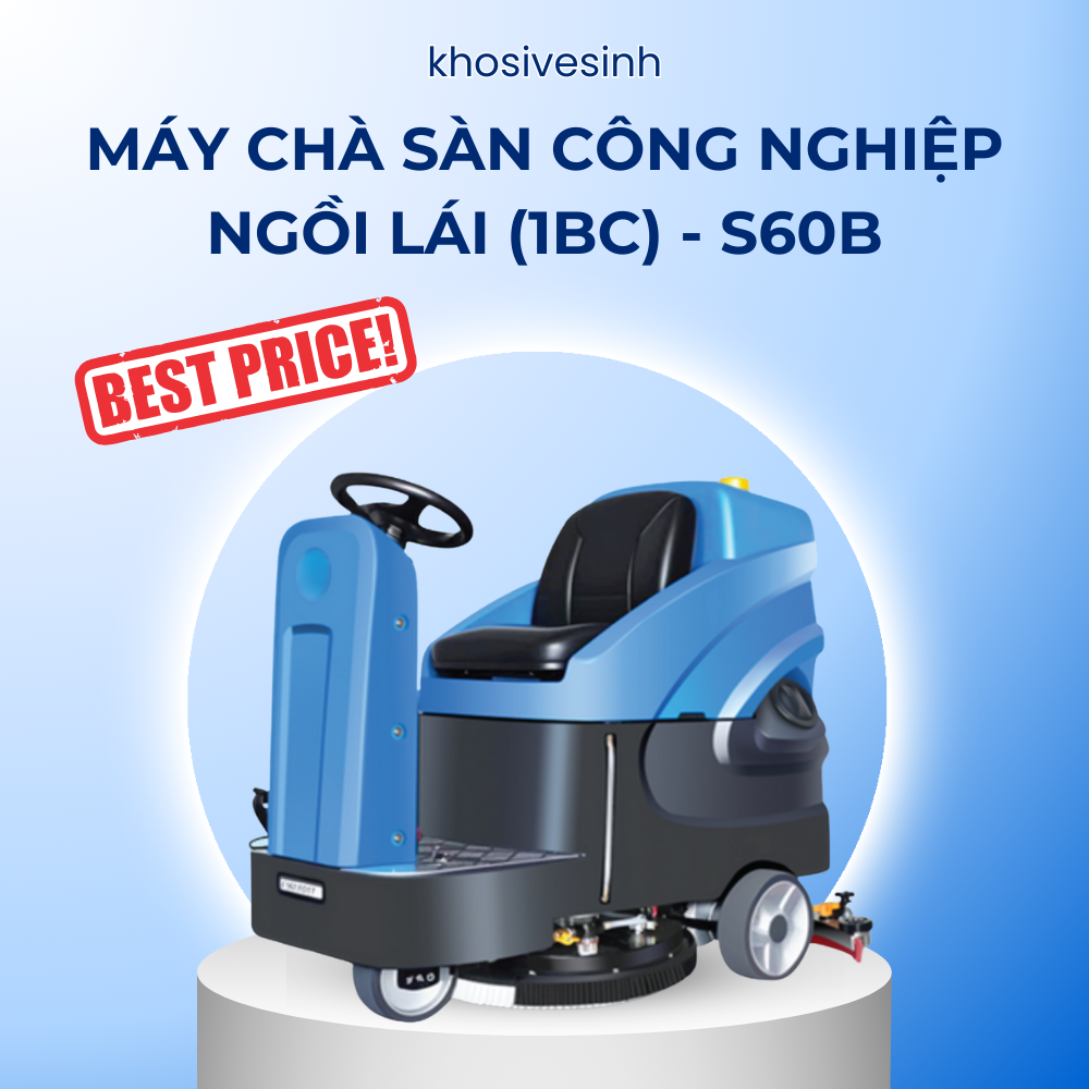 Máy chà sàn đơn công nghiệp ngồi lái (1BC) - S60B