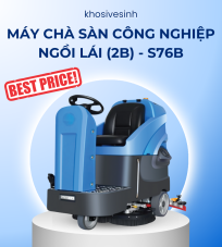 Máy chà sàn công nghiệp ngồi lái (2B) - S76B