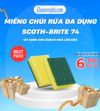 Scotch-Brite Miếng Bọt Biển Chùi Rửa Đa Dụng 74CC