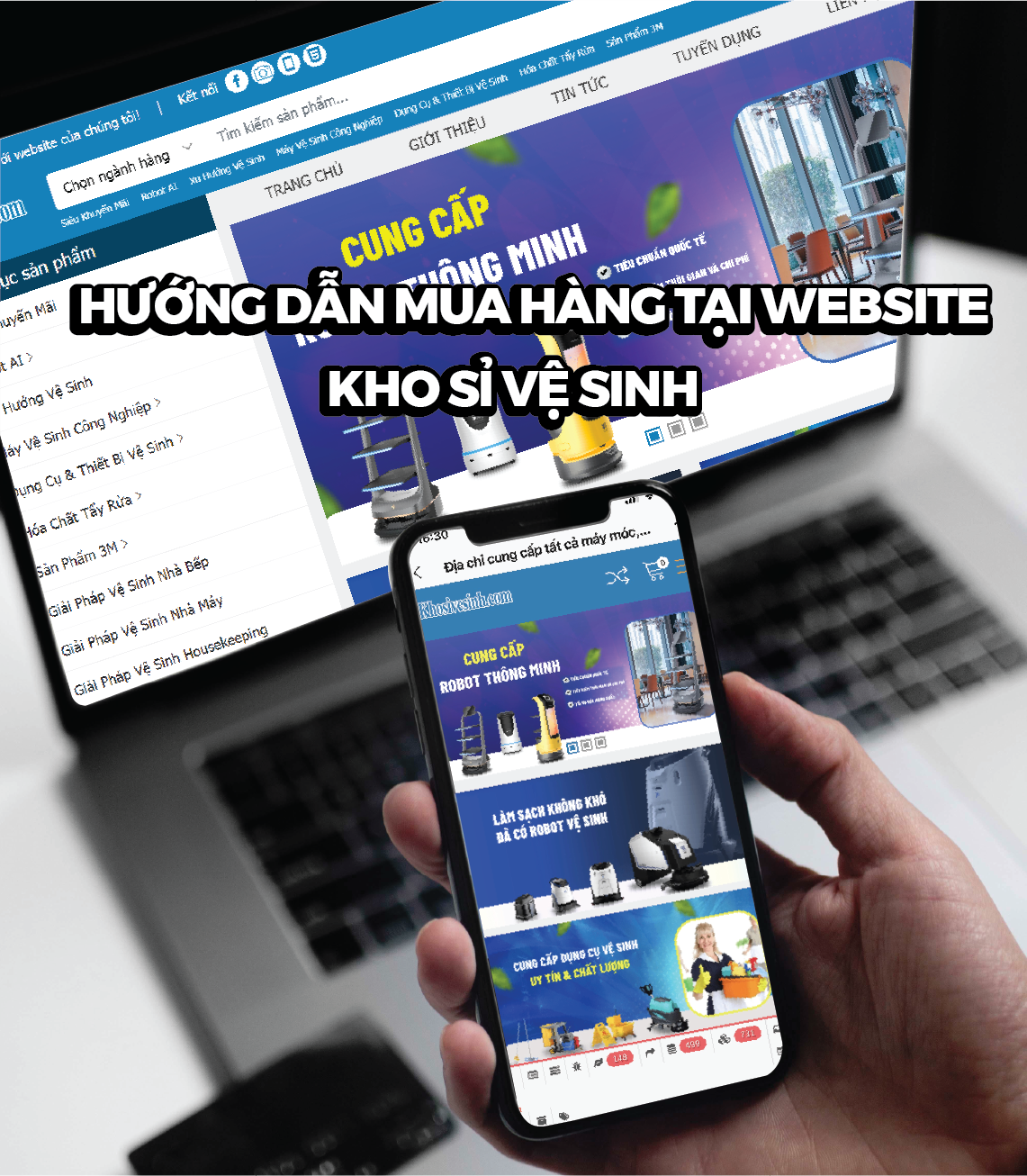 Hướng dẫn mua hàng online tại trang Kho Sỉ Vệ Sinh