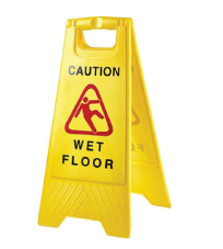 Warning signs with the letter a - anti-slip signs - wet floor warning signs ​