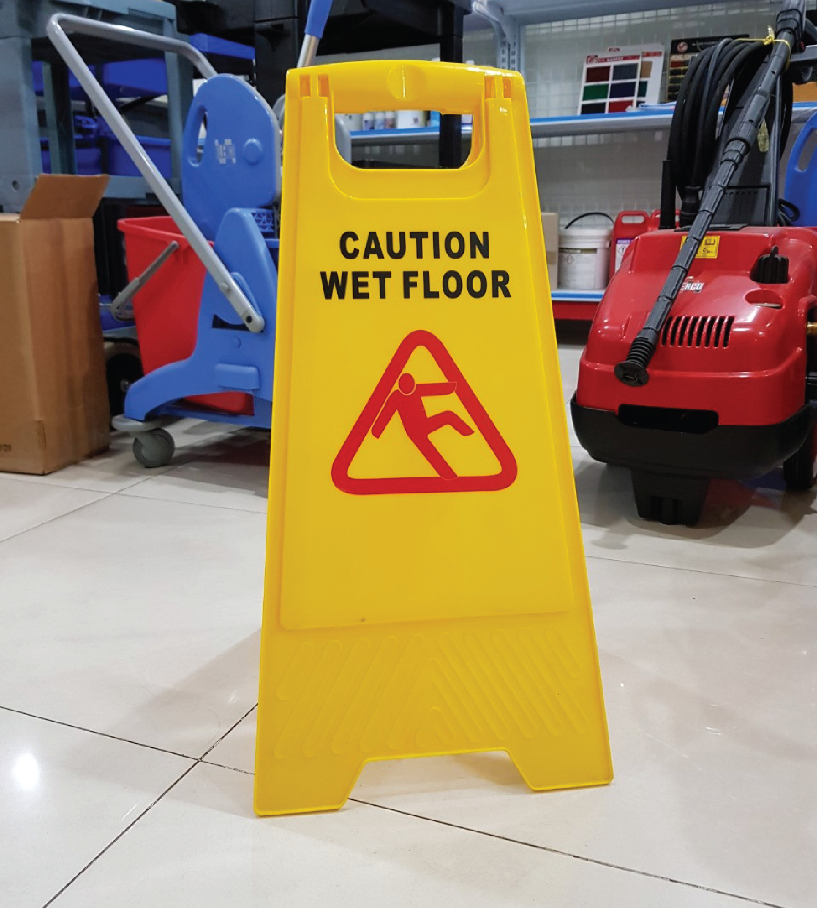 Warning signs with the letter a - anti-slip signs - wet floor warning signs ​