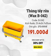 THÙNG TẨY RỬA (Wax B-042)