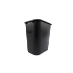 2956 Medium Waste Basket Black