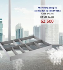 KHAY ĐỰNG DỤNG CỤ XE ĐẨY DỌN VỆ SINH D-018A