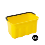 9.5 liter yellow plastic bucket 5264