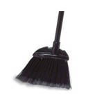 6374 Lobby Dust Pan Broom Black