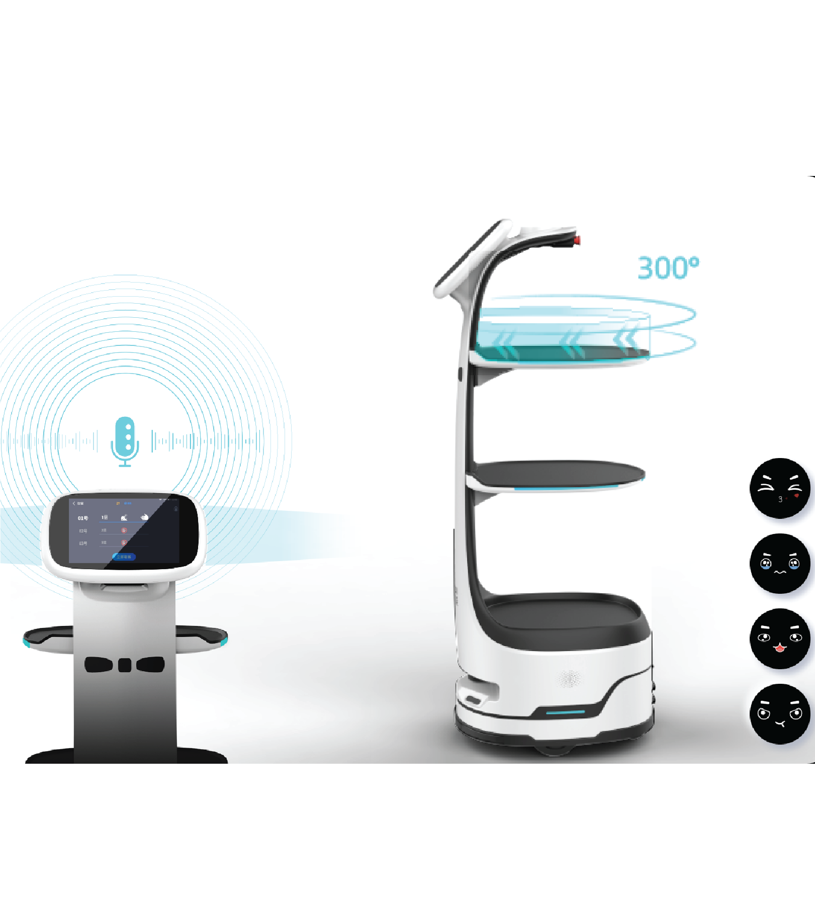 T8 transport restaurant robot, Smart delivery robot