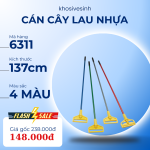 Cán cây lau nhựa 137cm 6311