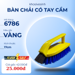 Bàn chải vệ sinh có tay cầm màu vàng 6786